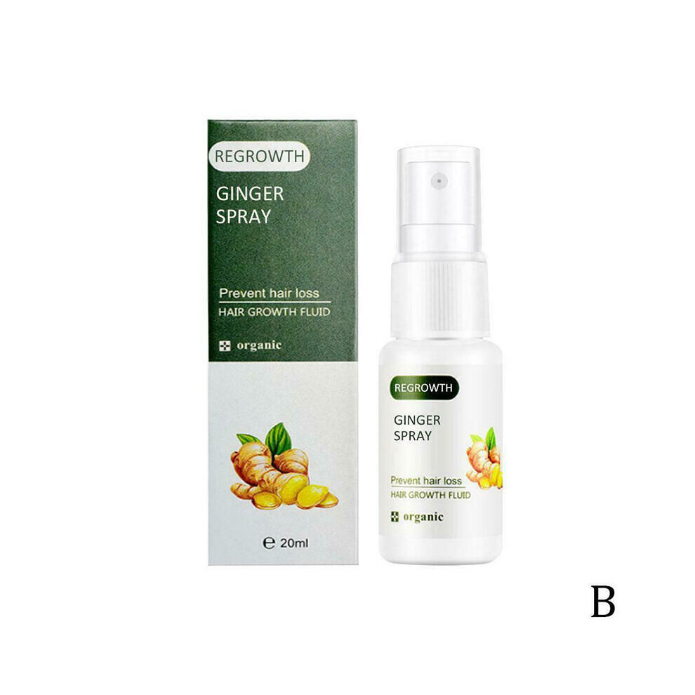 Wejoy 20Ml Hair Care Growth Ginger Spray Prevent Hair Loss Regrowth Serum Strengthen Hair Root Nutrition Promote Hair Growth