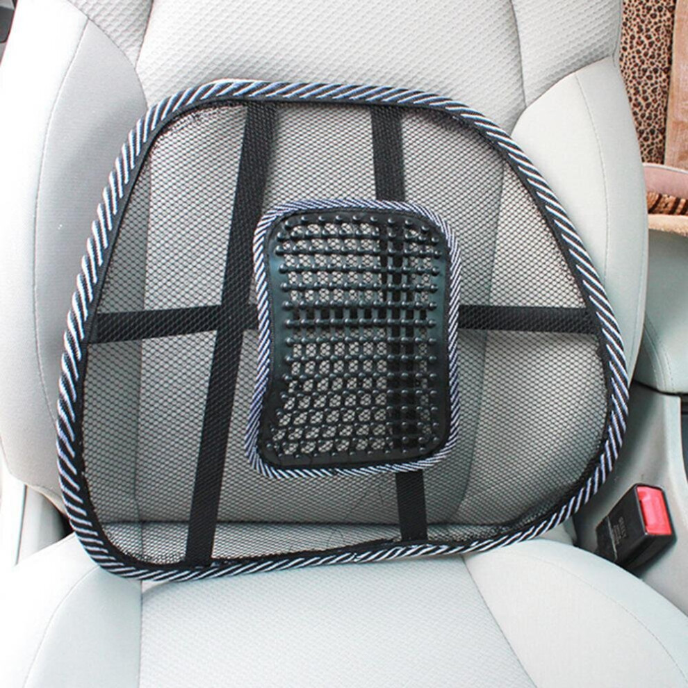40% !! Breathable Mesh Car Seat Cushion Pad Office Chair Back Massage Lumber Support 5063131242560