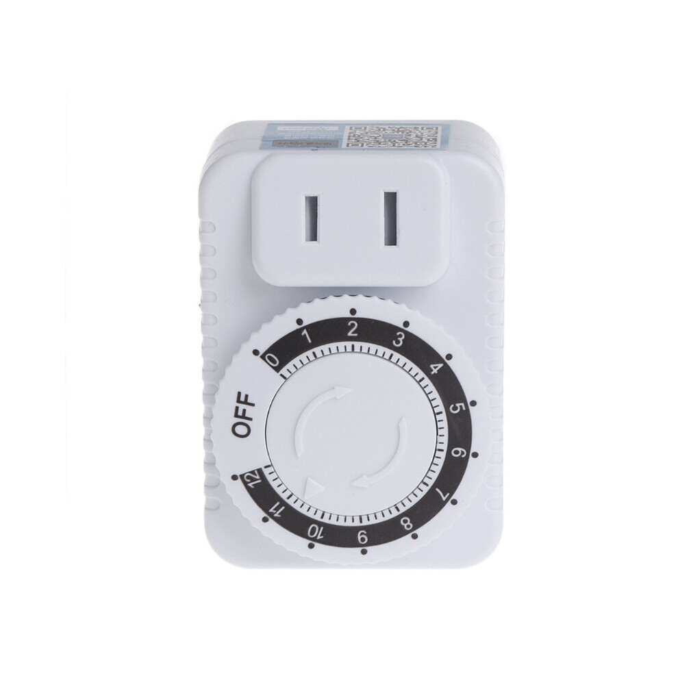 Ac 220V 12 Hour Mechanical Wall Plug Switch Timer Socket Home Appliances Control 5063131289879