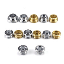 Brass Water Threaded Connector Faucet Adapter - Precision Machined, Shower/Toilet Hose Converter, with Seal