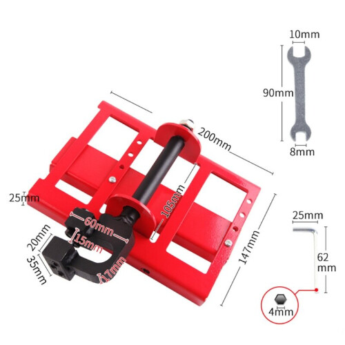 Mini Chainsaw Open Frame Wood Board Cutting Tools Durable Chainsaw Attachment Cut Guide Milling Cutter 2