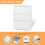 Practical  Modern Space Saving Metal 3 Drawer File Cabinet Multi-function Officer File Cabinet Sturdy   for Home 6
