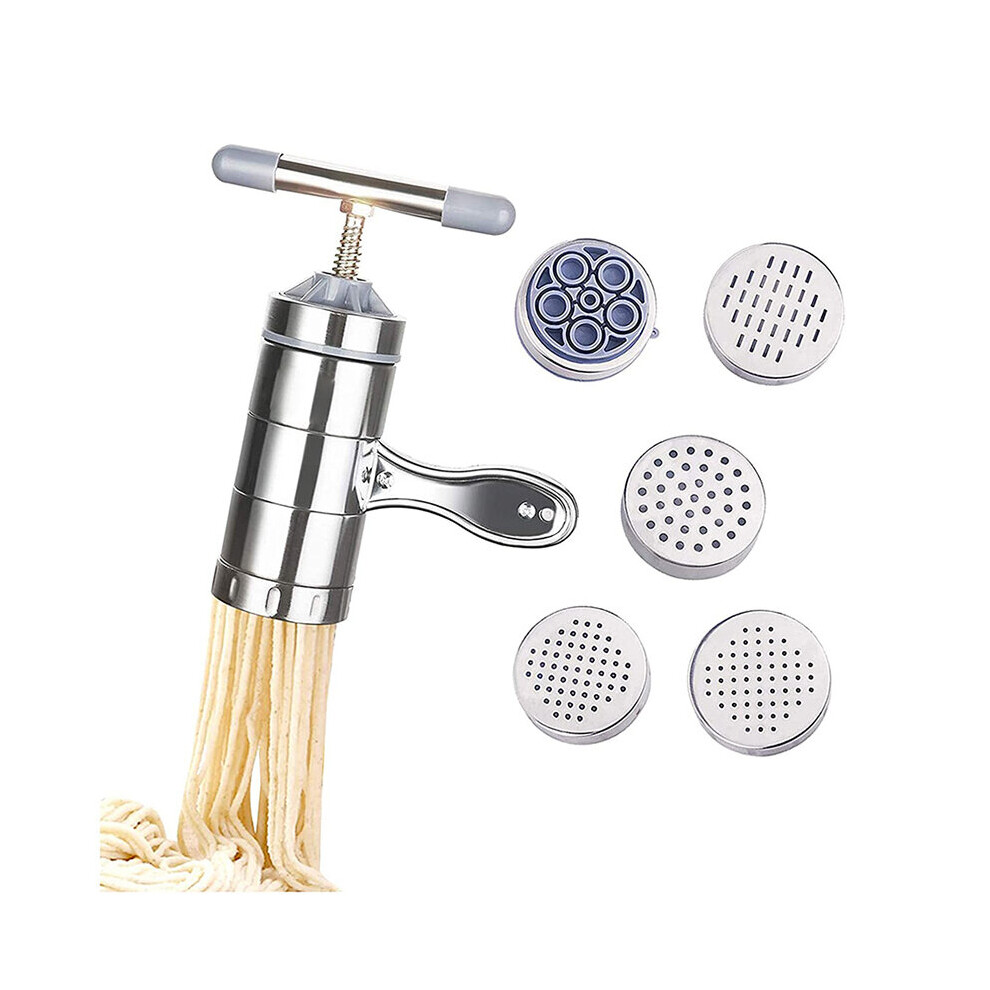Wejoy Manual Noodle Maker Stainless Steel Press Pasta Machine Crank Cutter Manual Spaghetti Kitchen Tools Fruit Juicer Cookware Making