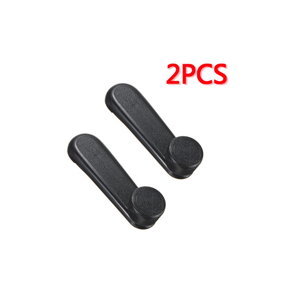 2X Window Winder Crank Handle Knob For Geo /Chevrolet /Tracker /Suzuki Sidekick 1992-1998 Black 5063131238945