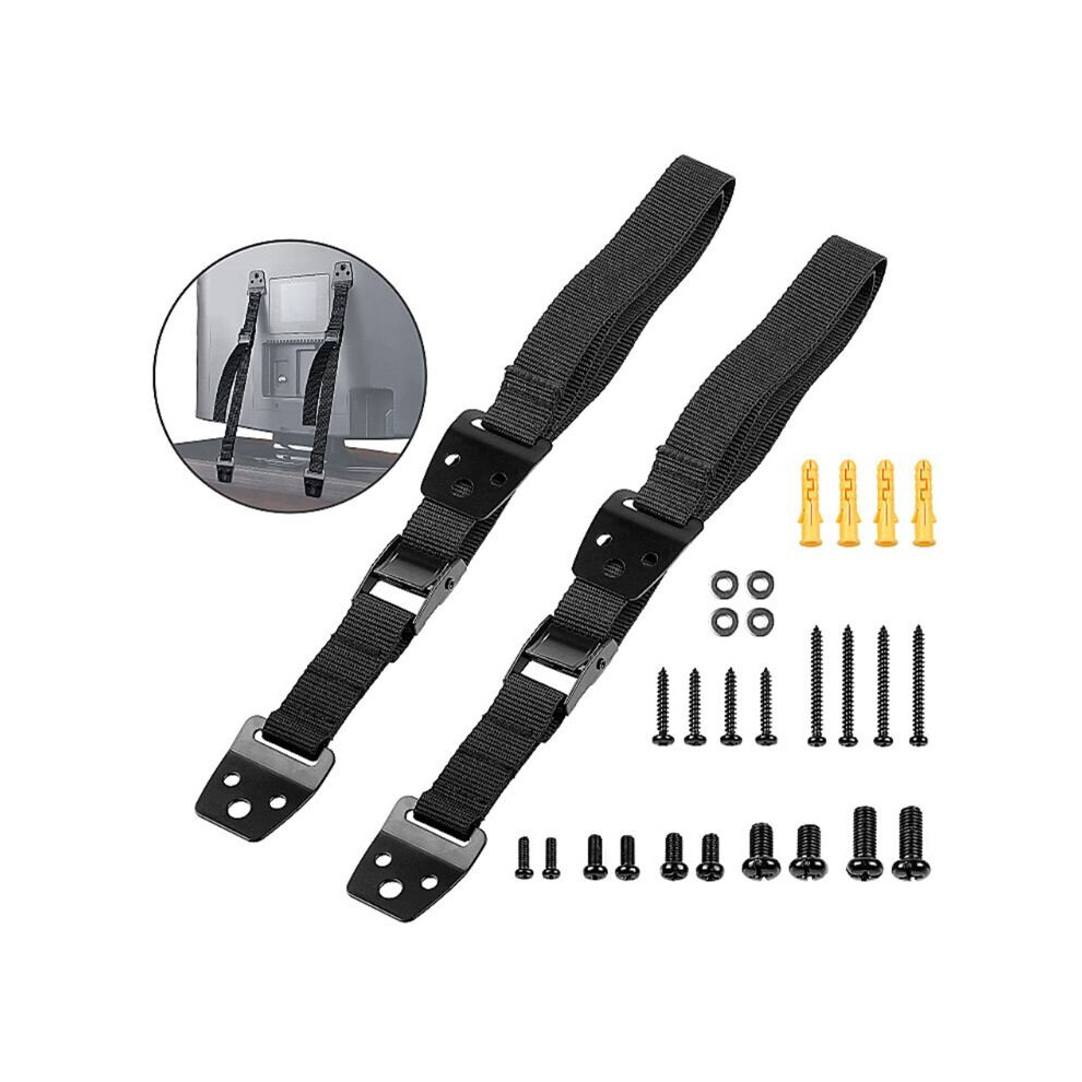 Flat Screen Tv Furniture Anti Tip Straps Wall Anchors For Child Safety Baby Proofing Dresser Bookcase Cabinets Wejoy