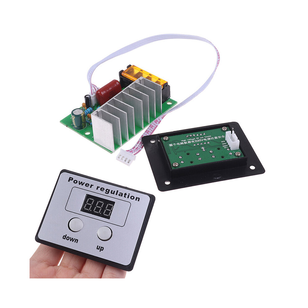 Ac 220V 4000W Scr Voltage Regulator Motor Digital Speed Temperature Controller 5063131292749
