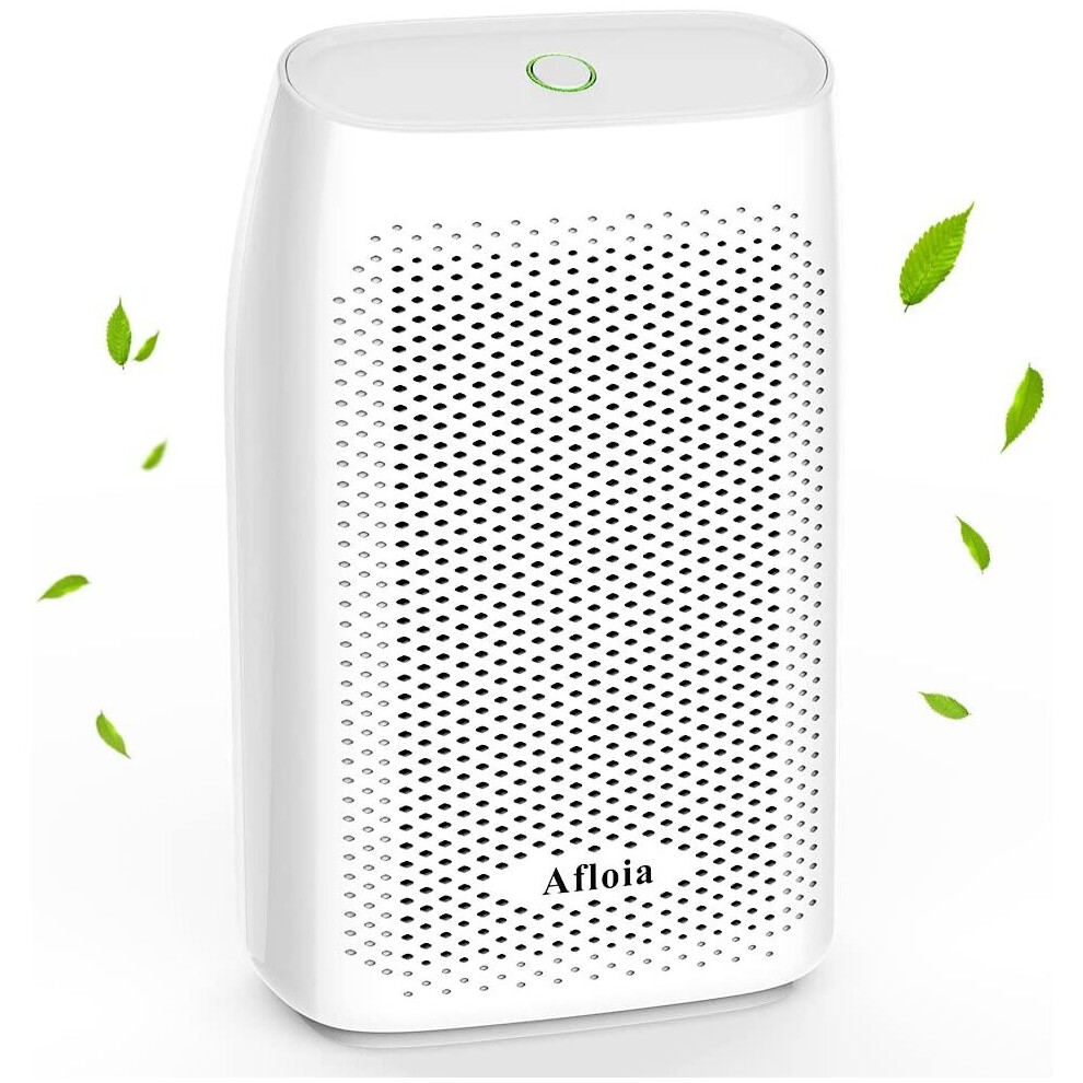 Afloia Electric Home Dehumidifier, Portable Dehumidifier for Home Bedroom 700ml (24fl.oz) Capacity Up to (215 sq ft)-White