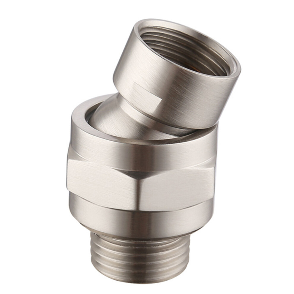 Ball Joint Hardware Adjustable Angle Easy Install Swivel Adapter Shower Head Connector Rustproof Universal Large Water Flow 5063131299342