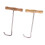 2pcs Stainless Steel Long Boots Pulls Hooks w/ Handle Equestrian Equipment 7