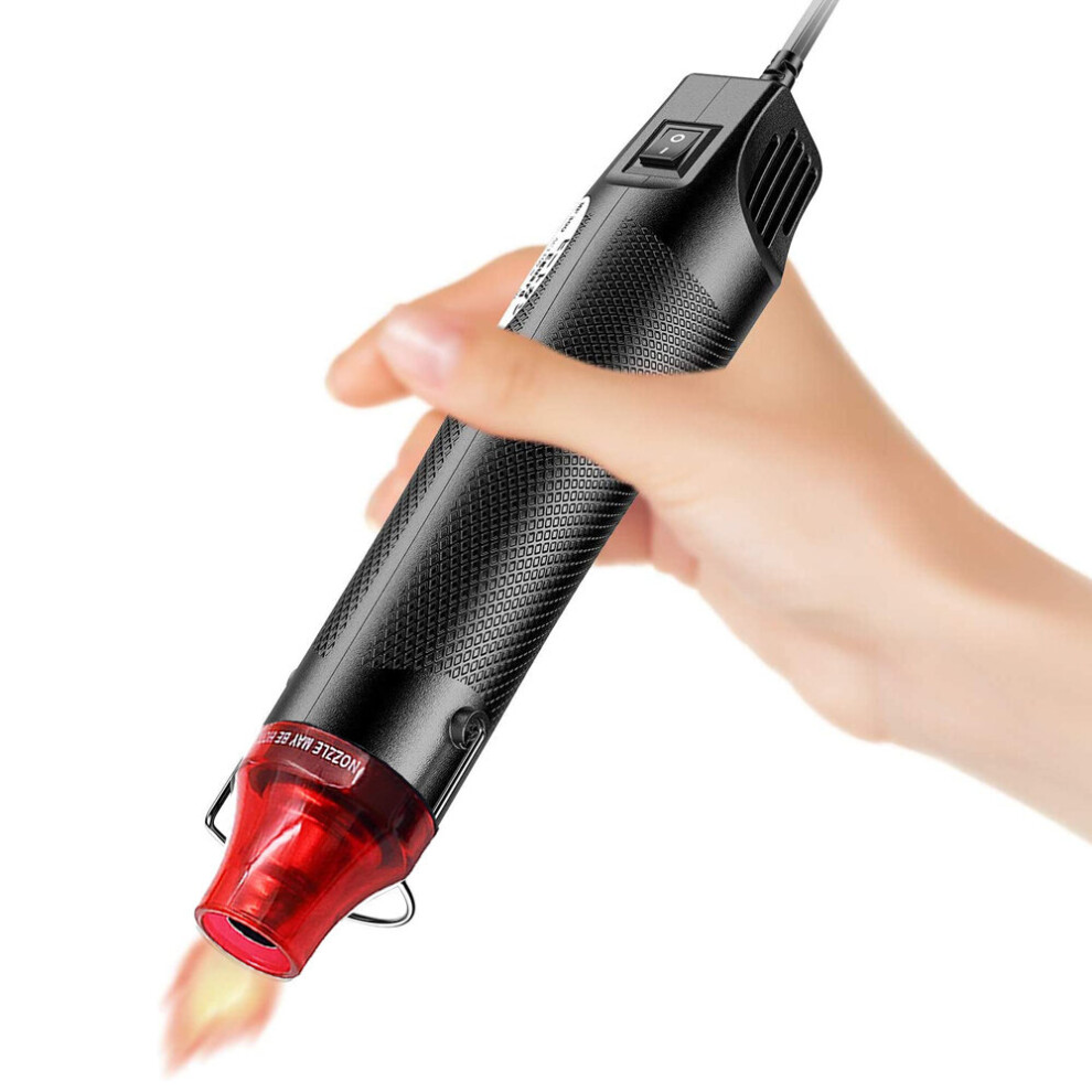 220V Diy Heat Gun Electric Power Tool Hot Air Gun 300W Temperature Gun With Supporting Seat Shrink Plastic Diy Craft Embossing 5063131277388