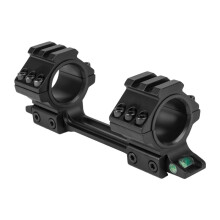 WESTHUNTER Tactical Dovetail 11mm Rail Scope Mounts One Piece 25.4mm/30mm Adjustable Optical Sights Rings with Bubble Level
