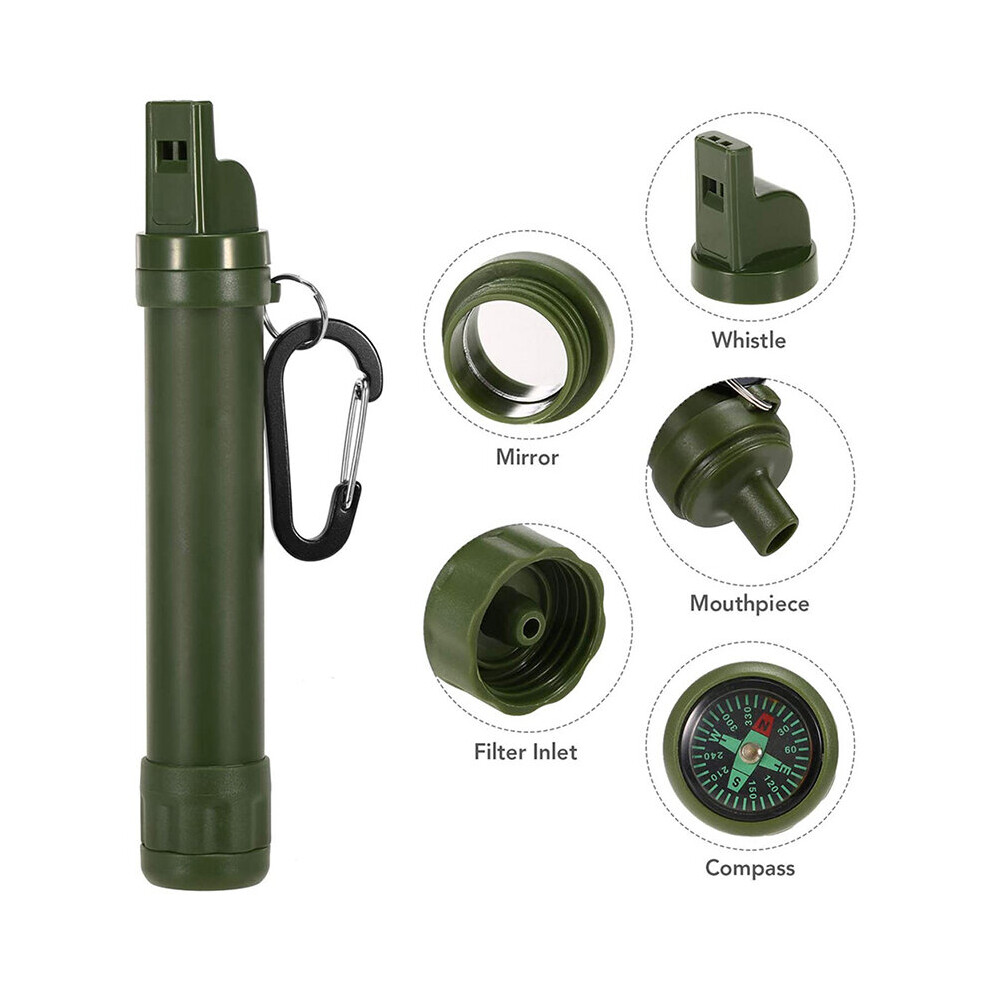 Outdoor Water Filtration Survival Water Filter Straw Water Filtration System Drinking Purifier For Emergency Hiking Camping-image-OPC-PBNM5FF-NEW