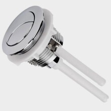 Dual Flush Toilet Tank Button Round Shape Toilet Push Dual Flush Buttons Water Tank Double Crescent Shape Bathroom Accessories