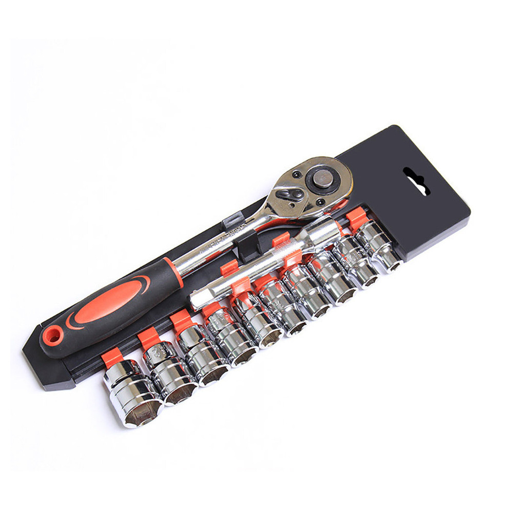 12Pcs Inch Socket Drive Ratchet Wrench Set Multi-Function Spanner Bicycle Motorcycle Car Repairing Tool 5063131283433