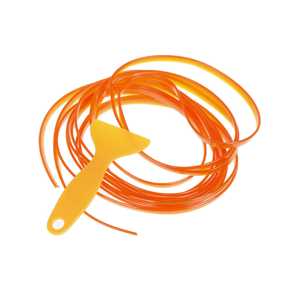 Car Styling Interior Molding Trim Decorate Strip 5M Line Gap Filler Kit Orange 5063131235296