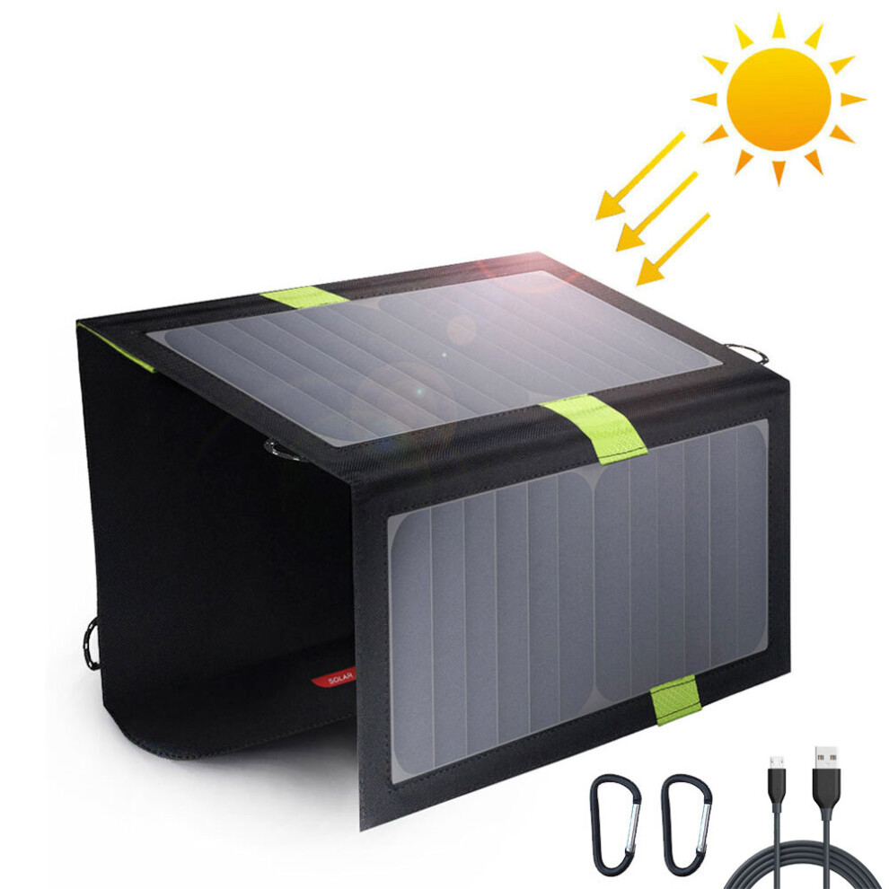 Foldable Solar Panels Solar Battery Charger Dual Usb Output For Iphone Ipad Samsung Huawei Xiaomi Honor Sony Oppo Vivo Oneplus. 5063131292862
