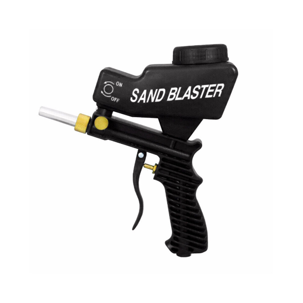 Portable Gravity Sandblasting Gun Pneumatic Sandblasting Set Rust Blasting Device Adjustable Mini Blasting Machine Spray Gun 5063131290028