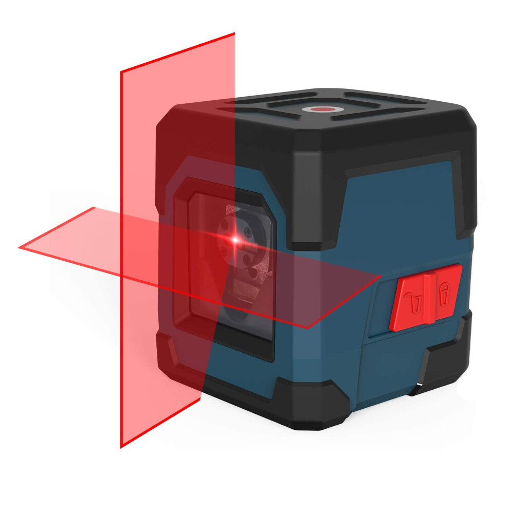 Hanmatek Lv1 Laser Level Cross Line Laser With Measuring Range 50Ft, Self-Leveling Vertical And Horizontal Line 5063131270747