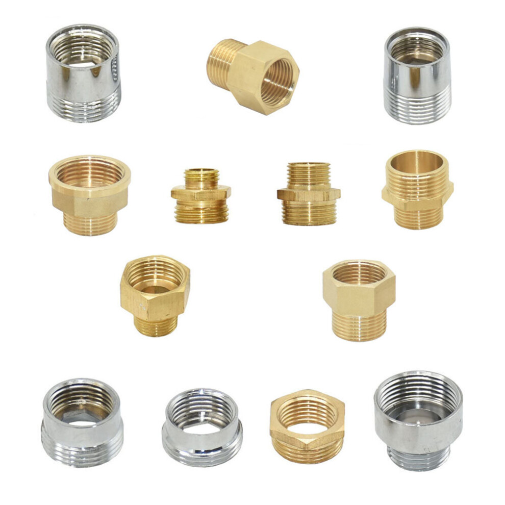 Inch Thread Connector Reducing Repair Joint For Faucet Bathroom Shower Coupler Copper Bubbler Adapter 5063131299441