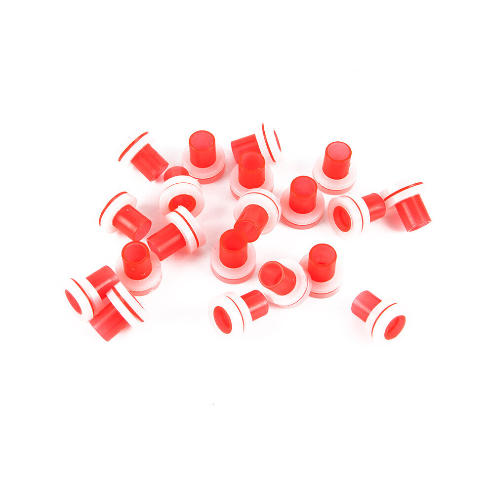 20Pcs Ppr Pipe Plugs 1/2 " Wire Pipe Mounting End Cap Plug Pad Inner Thread Tooth Buckle Rubber Pad Choke Toilet Sealing 5063131302615