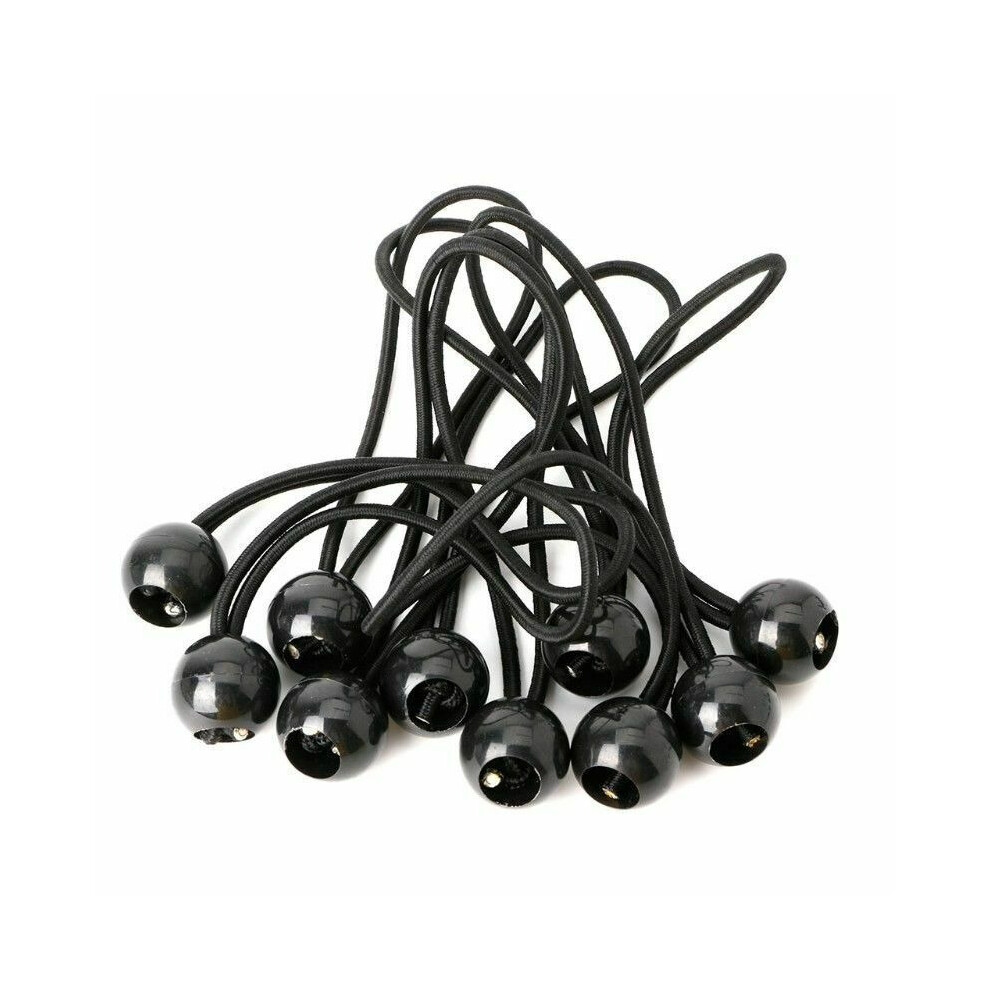 10Pcs Bungee Cord Ball Tarp Canvas Tarpaulin Flagpole Ties Cord Ends Elastic Rope Lace Fixed Boat Pole Camping Tent Accessories 5063131257182