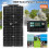 Flexible 100W Solar Panel Kit With 60A Battery Charger Controller For Caravan Rv 3