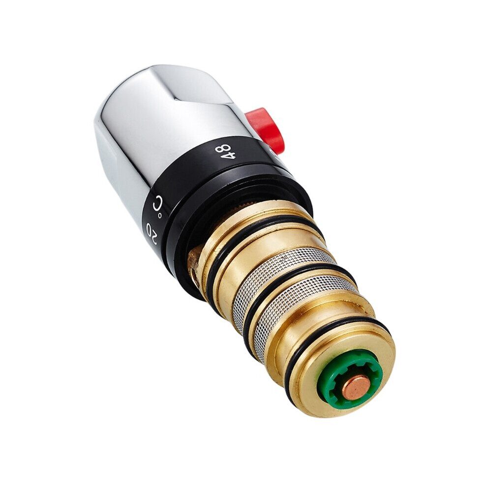 Thermostatic Mixing Shower System Water Va-Lve Temperature Control Thermostatic Mixer Pipe Shower Thermostat Control 5063131263657