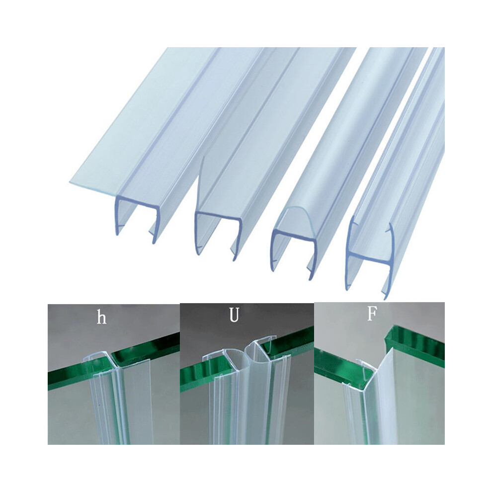 2X50cm Glue-Free Bath Shower Screen Door Seal Strip 6/8/10/12Mm Gap Sealer Pvc Waterproof Sealing Weatherstrip Bathroom Hardware 5063131250084