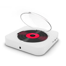 CD Player Portable Double-horn Wall-mounted Bluetooth Player Speaker For Early Education And Prenatal Remote Control Stereo Home