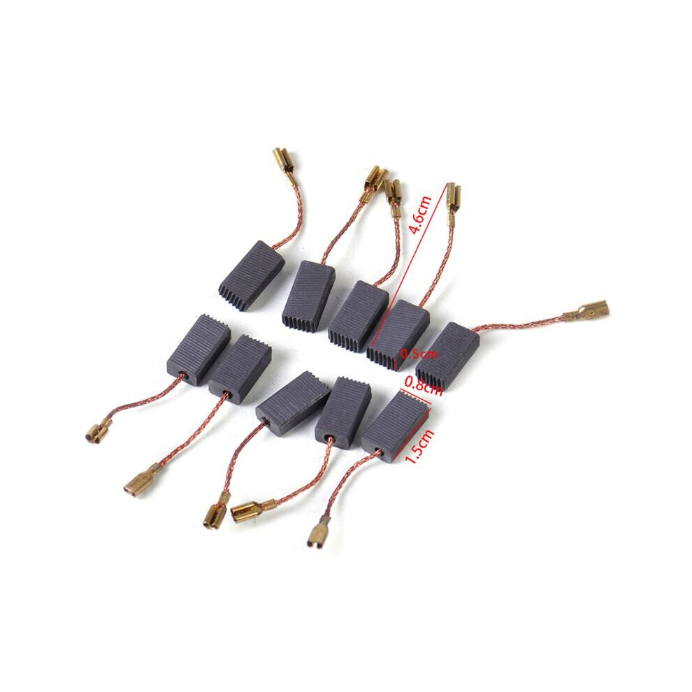10Pcs Carbon Brushes Replacement Fit For Bosch Gws 580 Gws 850 C Gws 7-115 Gws 8-125 Gws 9-150Cs Gws6-100 D11 G8tb 5063131293005
