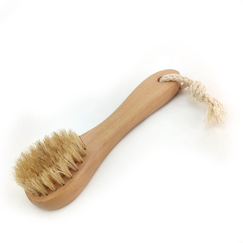 Wejoy Natural Bristles Exfoliating Face Brushes For Dry Brushing And Scrubbing