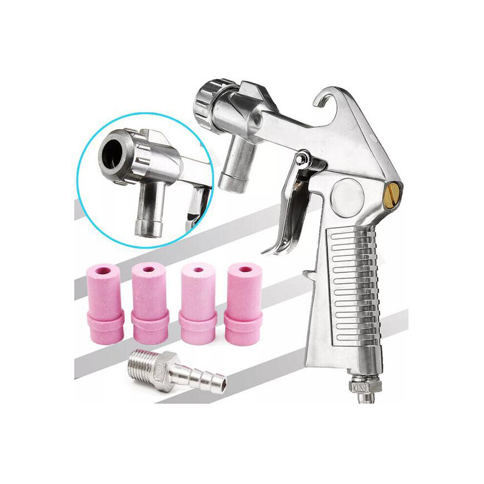 Sandblaster Feed Blast Gun Air Siphon Sand Blasting Abrasive Tool Ceramic Nozzles Tips Kit Power Tools Sprayer Freeshipping 5063131290127