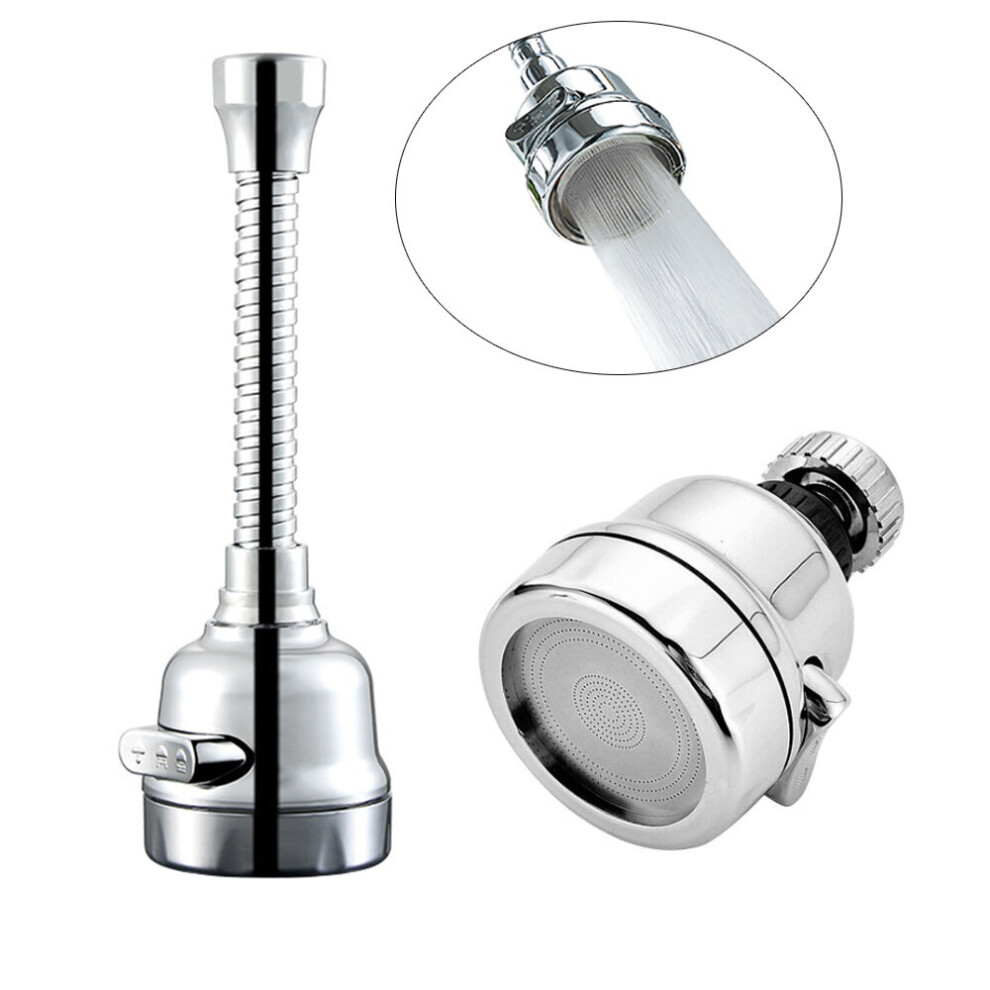 3 Modes Mixer Aerator 360 Rotatable Faucet Sprayer Head Replacement Anti -Splash Tap Booster Shower And Water Saving Faucet 5063131263756
