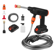 Cordless Pressure Washer 21V 22bar Portable Power Washer Cleaner Battery Powered High Pressure Car Washer Cleaner for Washing