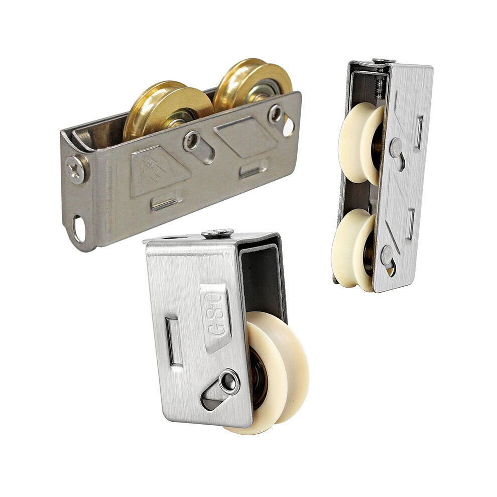 80-Type Balcony Sliding Plastic Steel Door Pulley Aluminum Alloy Screen Window Brass Wheel Mute Roller Hardware 5063131250152