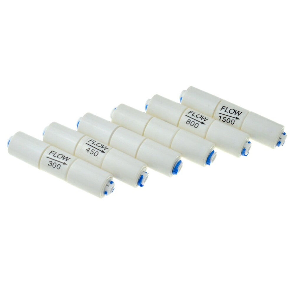 300Cc 450Cc 800Cc 1500Cc Ro Water System Waste Water Flow Regulater Restrictor 1/4" Od Hose Reverse Osmosis Quick Pipe Fittiing 5063131260113