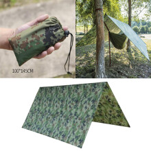 Tourist Awning Canopy Waterproof Portable Camping Tent Tarp Shelter Mat Awning Cover Hammock Sunshade Rainfly Beach Tent