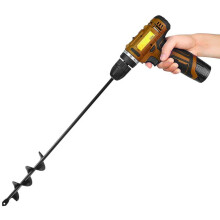 Earth Auger Spiral Drill Bit Tools Plante Drill Auger Yard Gardening Bedding Planting Hole Digger Tools Replacement Garden Tools
