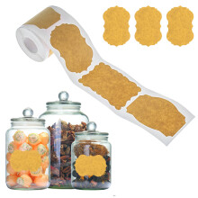 150Pcs/Roll Kraft Chalkboard Label Sticker Craft Waterproof Kitchen Spice Jam-Jar Bottle Tag Handmade Scrapbooking Sealing Label