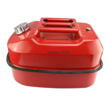 1Pc Horizontal Gasoline Tank 3L10L 20L Car Motorcycle Spare FuelTank Iron Drum Diesel Pot Explosion-Proof Anti-Static