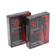 50 Positions Of Bondage Tarot Cards High Quality Tarot Deck Board Game For Fate Divination Adult Sexy Nude Couple Bed Games Card