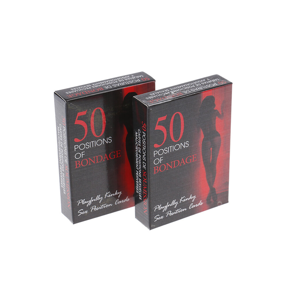 Wejoy 50 Positions Of Bondage Tarot Cards High Quality Tarot Deck Board Game For Fate Divination Adult Sexy Nude Couple Bed Games Card