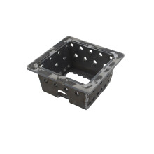 Pellet burn pot steel pellet stove burner wood burning fireplace insert