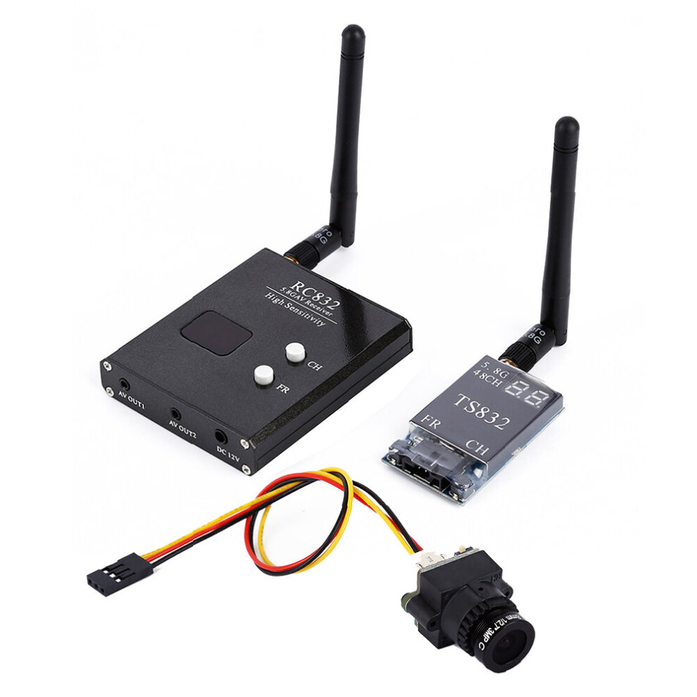 New 48Ch 5.8G 600Mw 5Km Wireless Av Transmitter Ts832 +Rc832 Receiver +1000Tvl Camera For Fpv Multicopter Aircraft 5063131994629