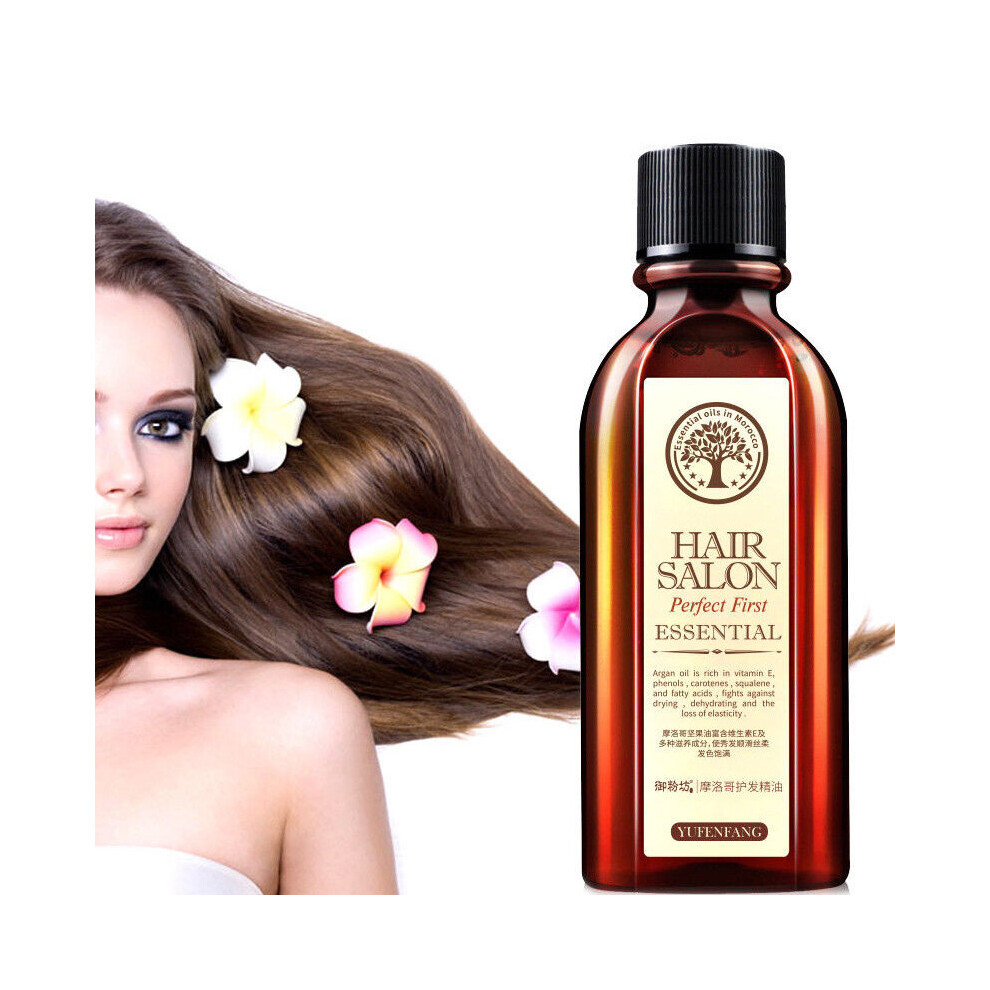 Wejoy 60Ml Hair Care Moroccan Pure Argan Oil Hair Essential Oil For Dry Hair Types Multi-Functional Hair Care Products For Woman