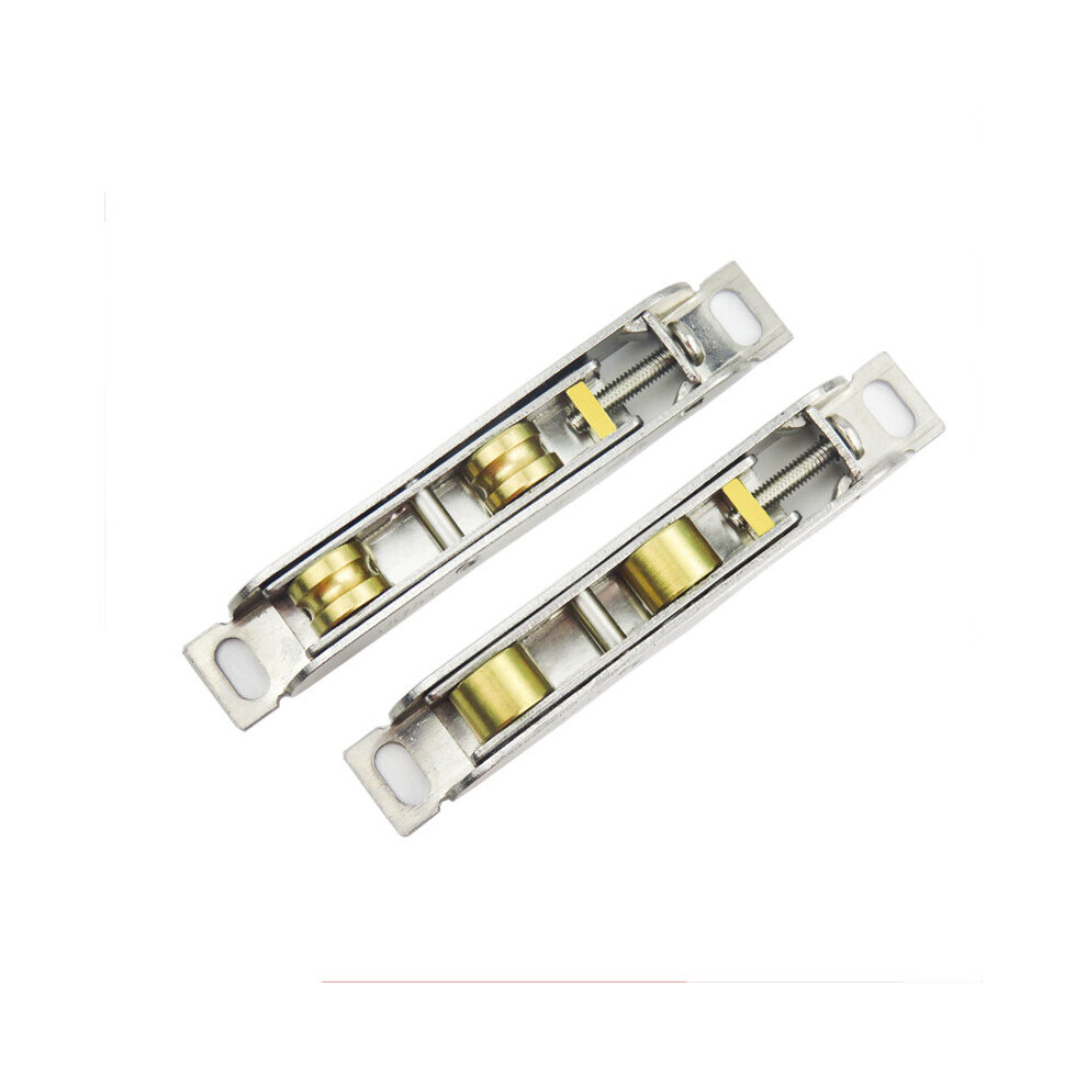 Balcony Sliding Plastic Steel Door Pulley Aluminum Alloy Screen Window Brass Wheel Muted Roller Hardware 5063131250244