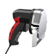 220V Electric Kebab Slicer Handheld Roast Meat Cutting Blade Slicing Machine Commercial Kebab Wheel Blade Meat Disc Cutter 80W