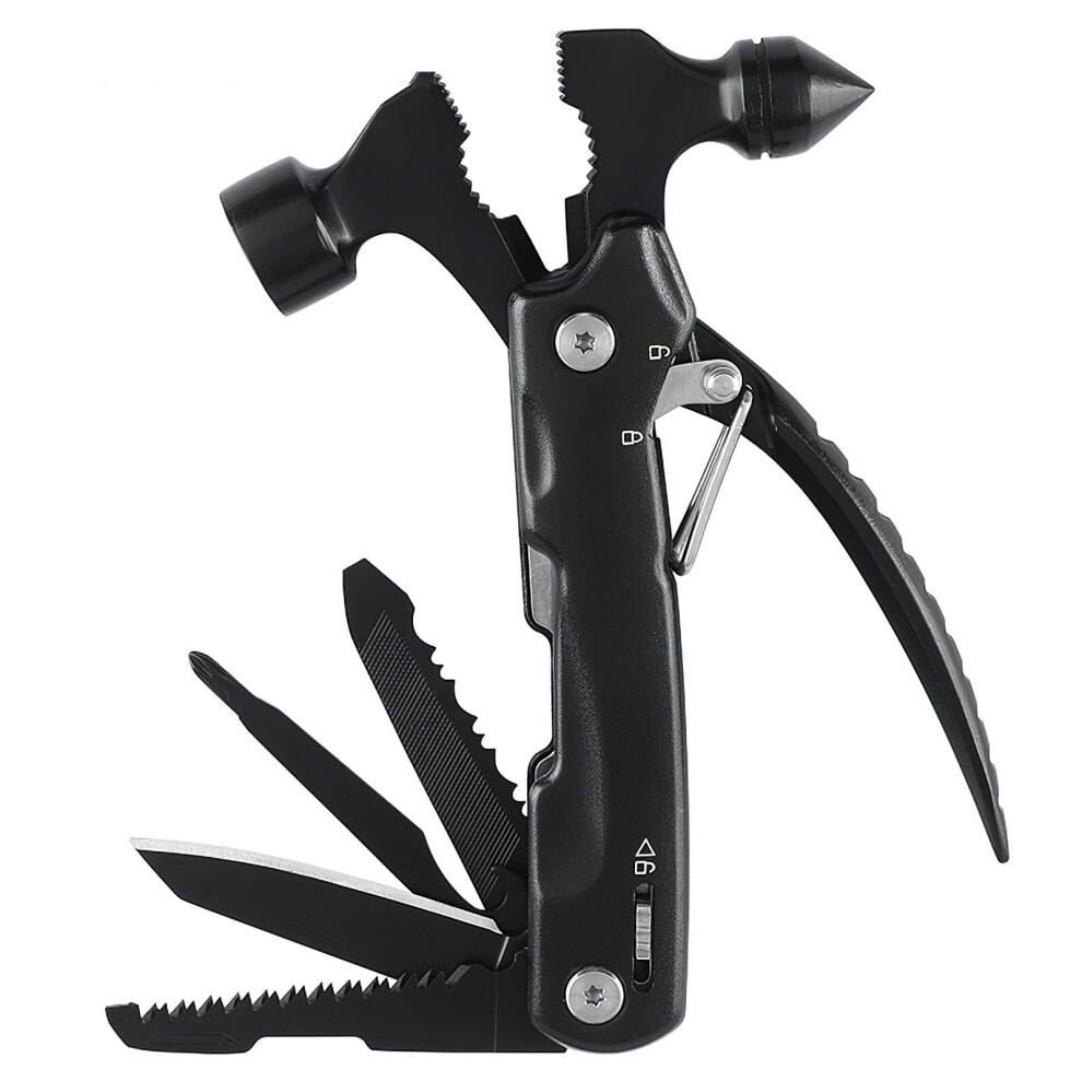 Multifunctional Survival Hammer Multitool Knife ,Saw ,Piler, Car Safety Hammer Cool Gadgets For Household Outdoor Camping Hiking 5063131277586