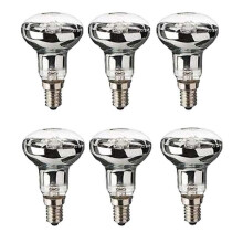 6PACK Reflector Spotlight R50 Incandescent Light Bulbs 25W 40W SES E14 Dimmable Warm White Small Edison Screw Base Fitting