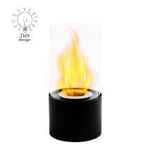 Portable Black Bioethanol Fireplace Tabletop Fire Bowl Ethanol Fire Pit Bio Fireplace Indoor Outdoor Winter Heating Machine